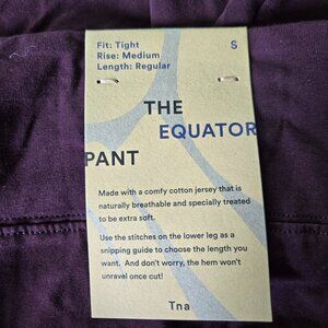 NWT Aritzia TNA The Equator Pant S